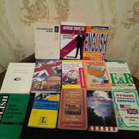 английский язык книги, учебник ,  словарь, романы на английском.
