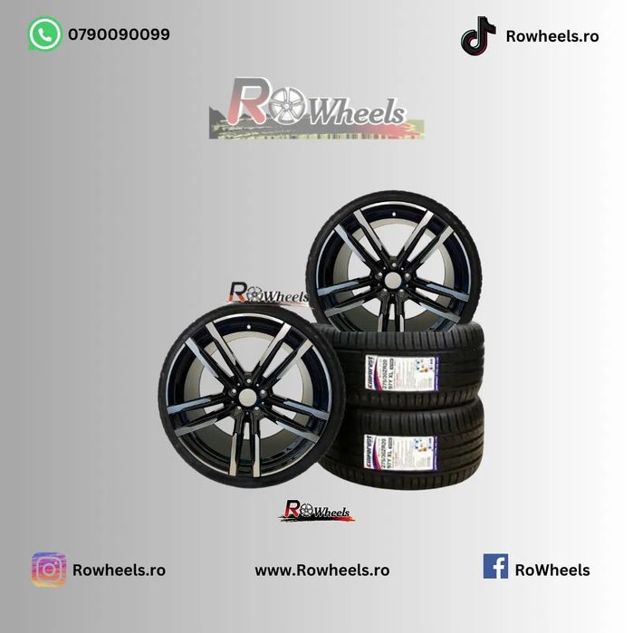 Jante BMW20 R20 Model M X5.0d X5 X6 F15 F16 E70 E71 glos black anvelope vara/iarna 275-40-20-315-35-20