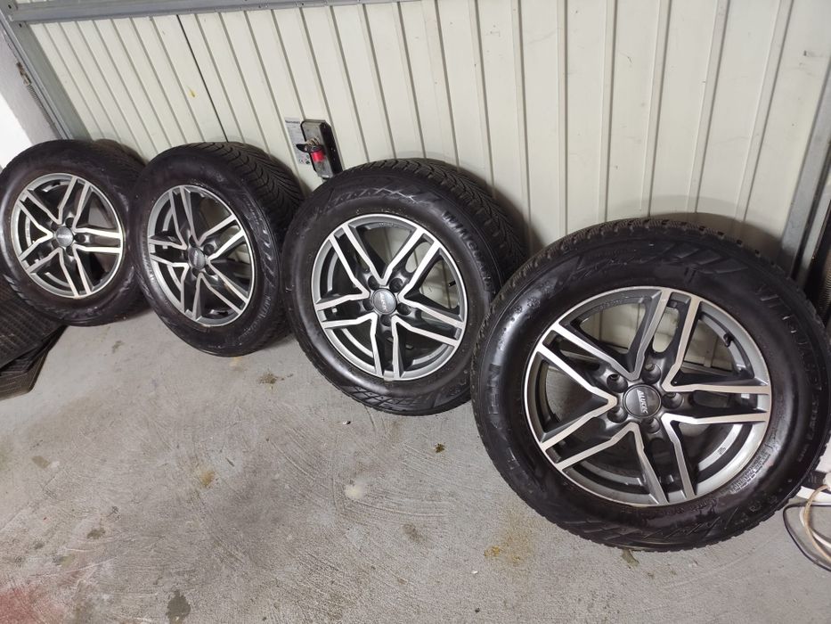 Jante Roti Duster 5×114,3 r16 6,5 j Et 38 Alutec noi + anvelope iarna