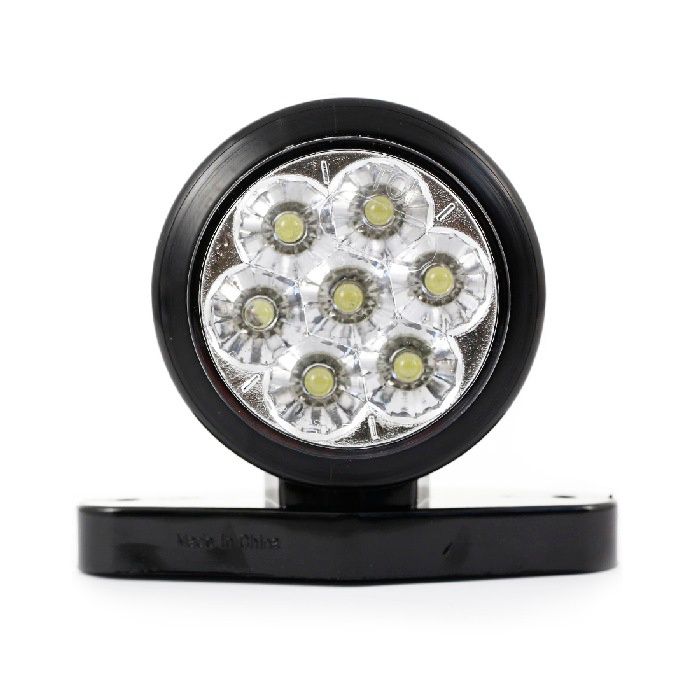 1 бр. къси ЛЕД LED рогчета с 14 SMD диода червено/бяло 12-24V JA249RW