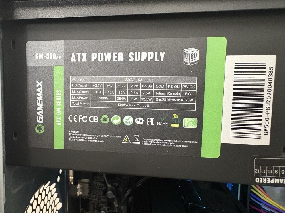 Компьютер i3-8100/16gb ddr4/512ssd m.2