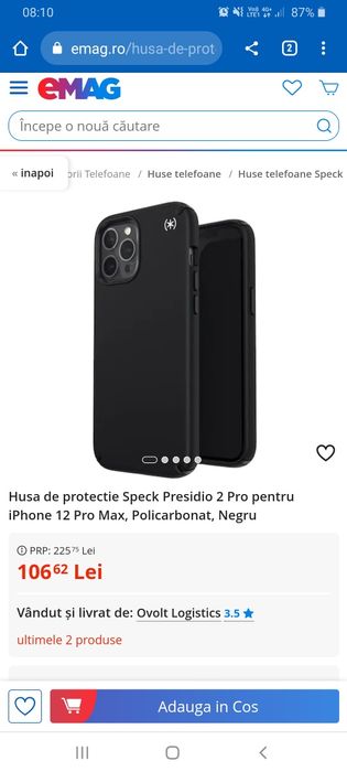 Lot 10 huse Presidio 2 Pro pentru iPhone 12 Pro Max NOI