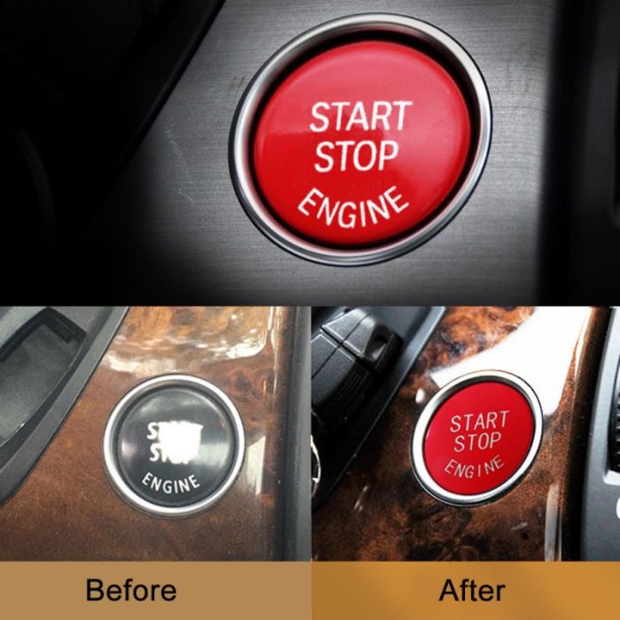 Старт стоп start stop бутон,палене BMW БМВ X1, X3, X6, X5. Е90, Е60 И