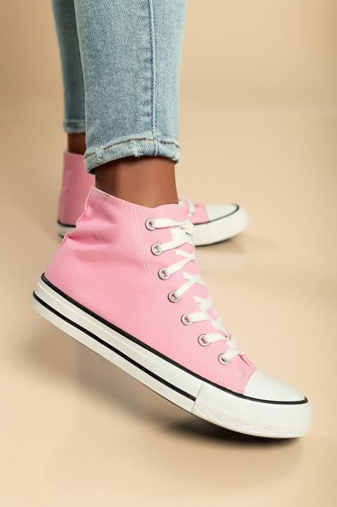 Свежарски розови кецове с щампа ” Lee Cooper ”,внос от Англия