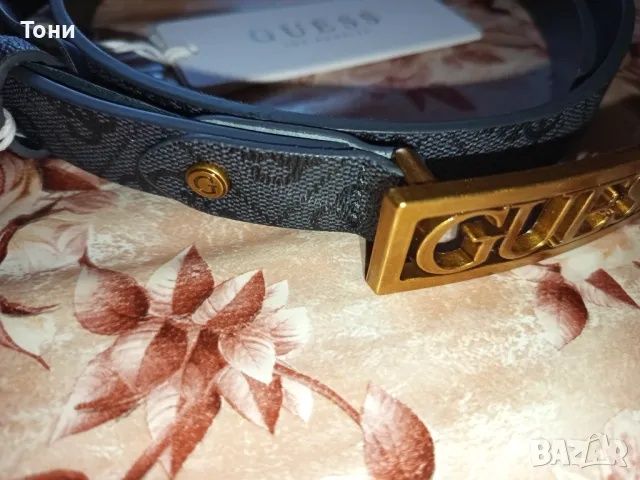 GUESS Оригинал Нови Дамски Колани от Естествена Кожа 105см.