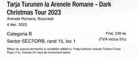 Tarja Turunen la Arenele Romane - Dark
Christmas Tour 2023 bilet