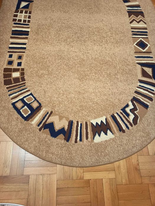 Синтетичен килим 190 х 270 см - елипса