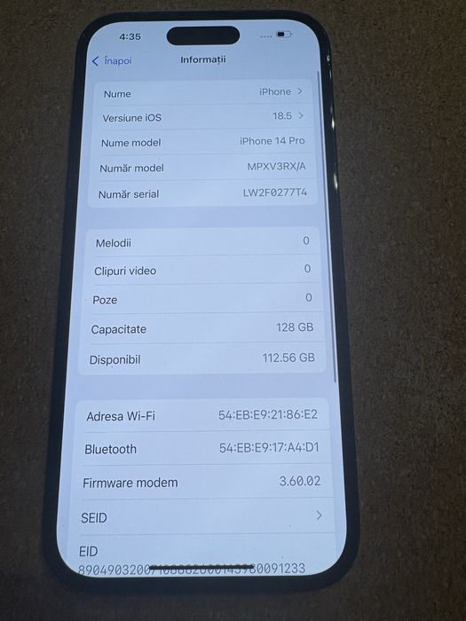 Iphone 14 Pro 128 Gb ID-XXL2352