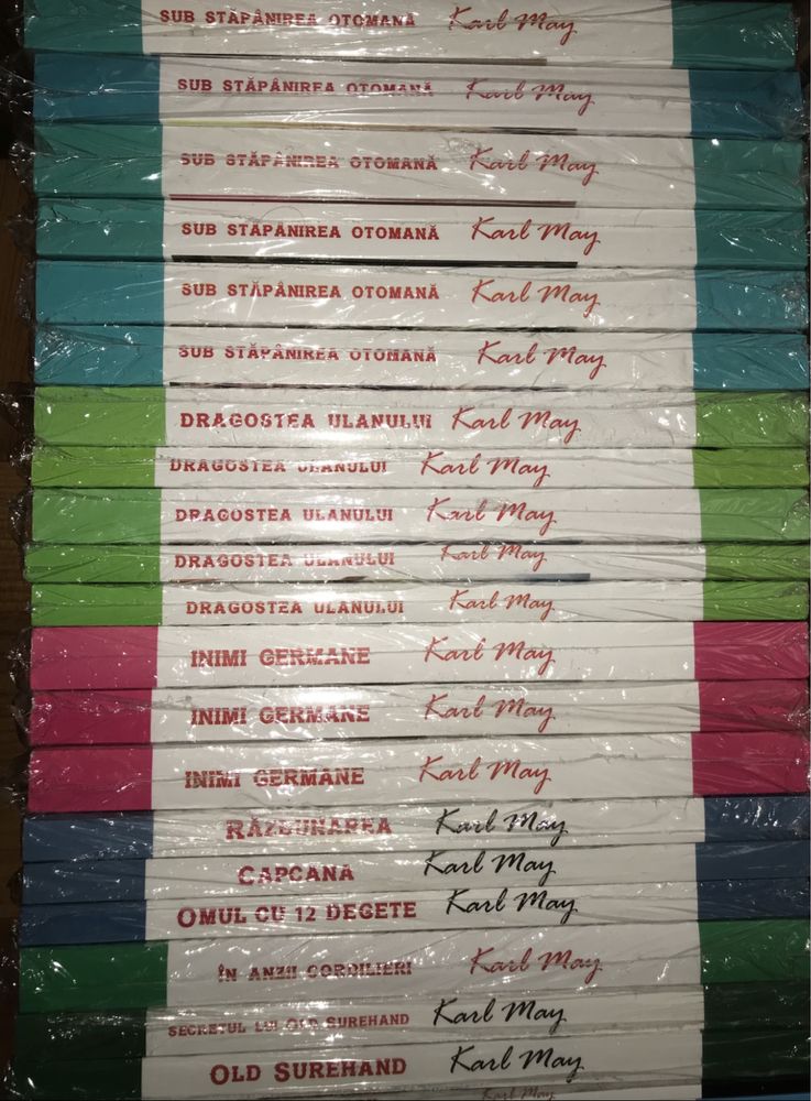 Karl May opera completa in limba romana 46 volume editia 2018