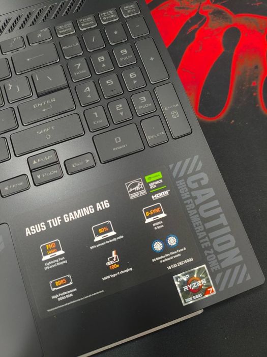 Ноутбук Asus Tuf gaming A16 1-Yil servis kafolat Bepul yetkazish