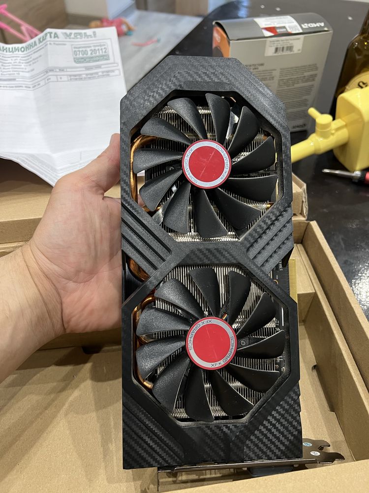 Видео карта AMD Radeon XFX Rx 580 GTS 4gb