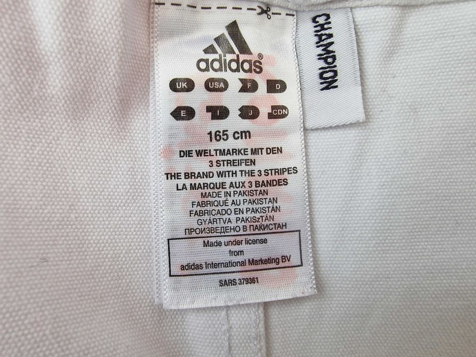 *KIMONO KARATE ADIDAS KATA  Gold | 165 cm | centura galben