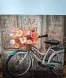 Vând tablou canvas mare - vintage, NOU