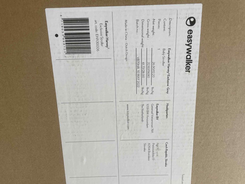 Easywalker Harvey 3 Exclusive Gray Чисто Нова