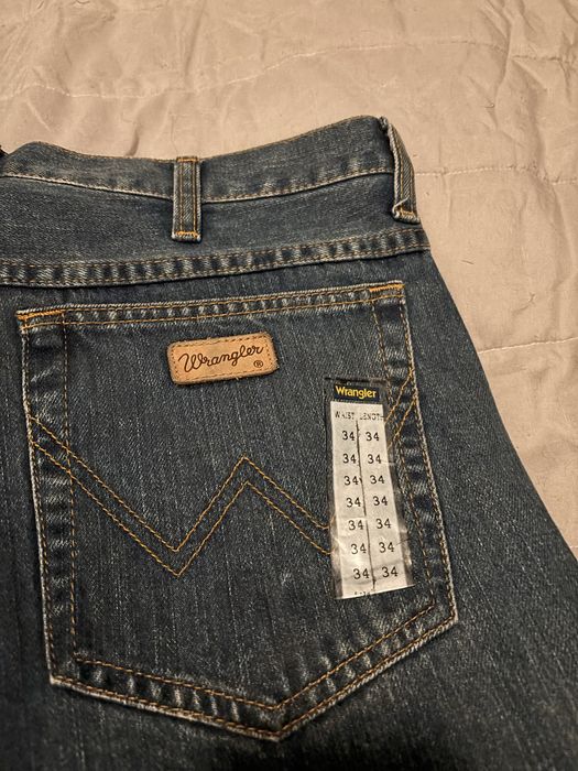 Blugi wrangler originali, noi, regular fit, classic look marime 34/34