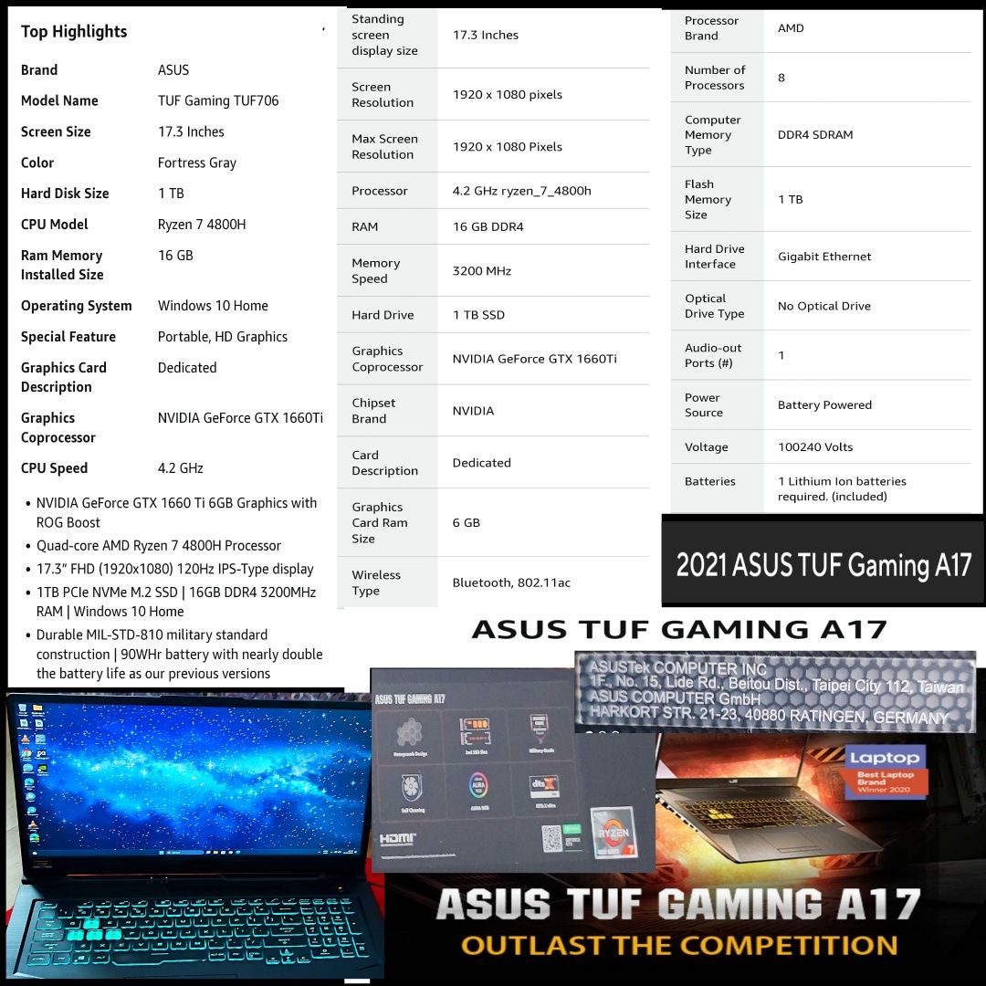 Laptop Gaming folosit pentru activități online la firmă