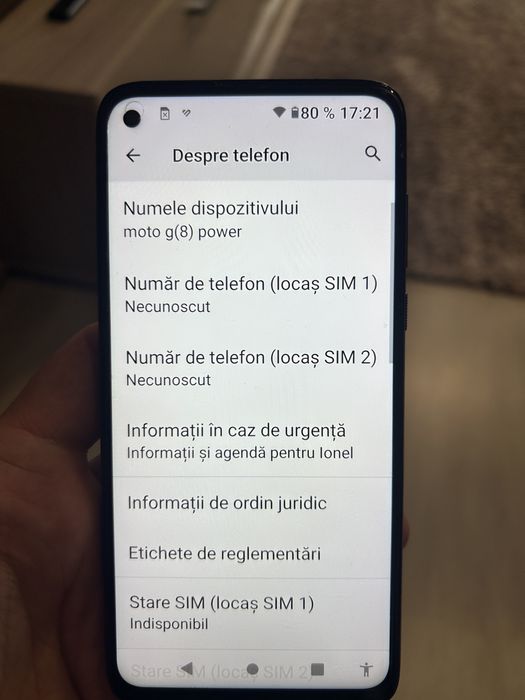 Motorola G8 power impecabil