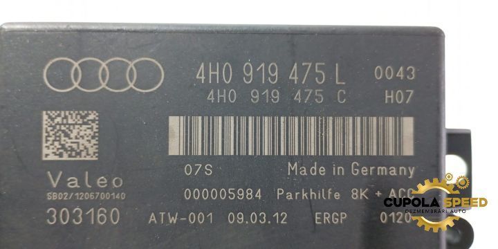 Modul senzori parcare 4H0919475L Audi A8 D4/4H [2010 - 2014]