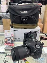 Canon eos 80D 18-135 is usm ideall holatda garantiya 3oy do’kondan