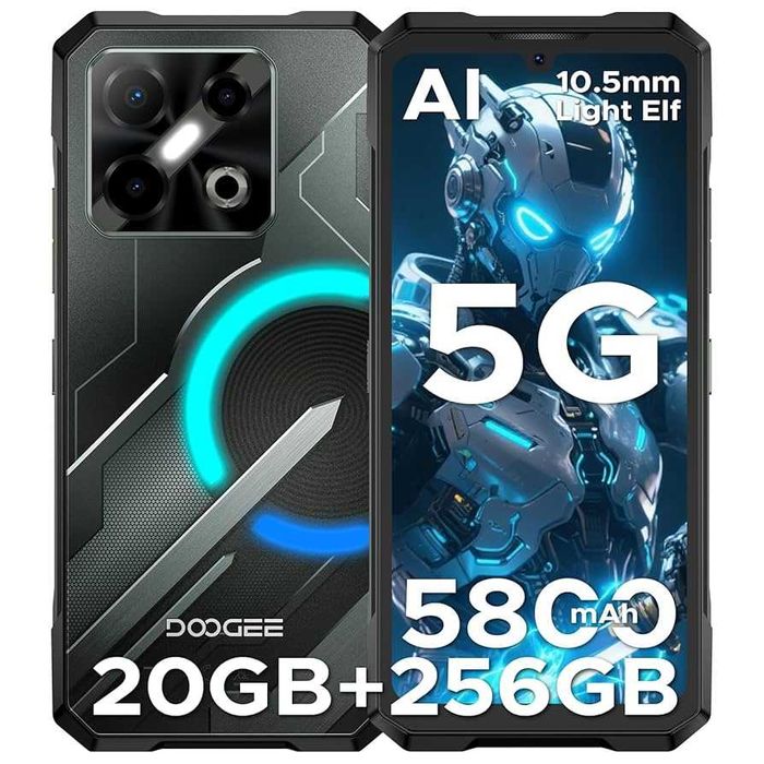 Doogee Blade GT Play 5G 20GB RAM 256GB ROM, Ултра тънък, с IP68 защита