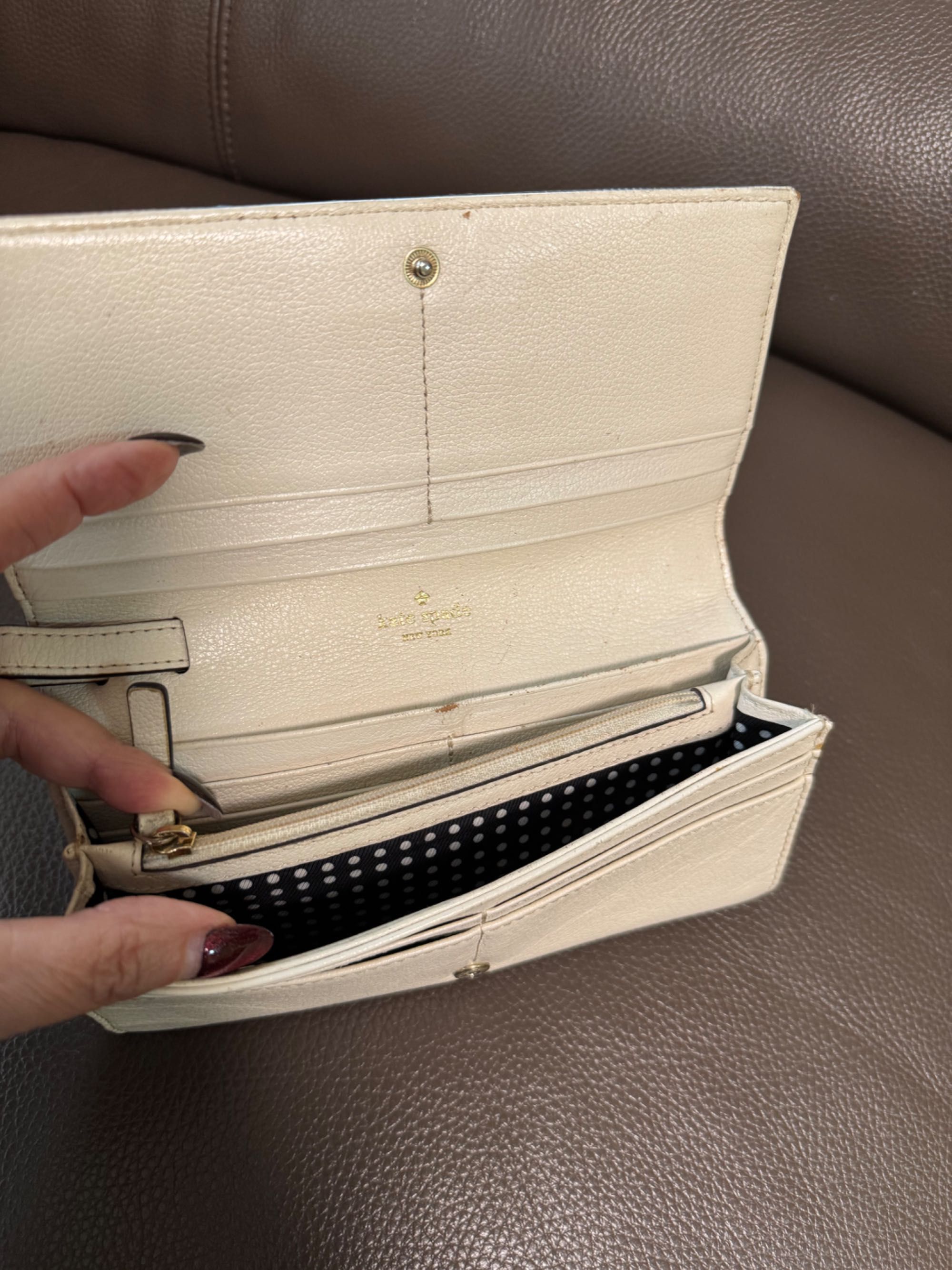 Дамски голям портфейл/клъч на Kate Spade