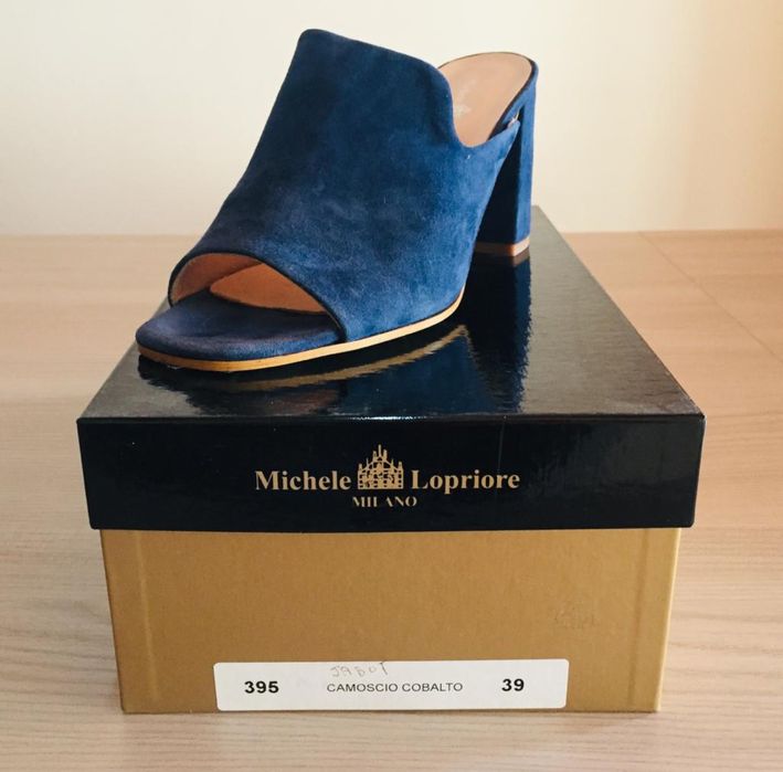 Sandale tip papuci piele