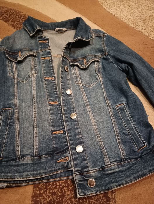 Дамско дънково яке за пролет/есен