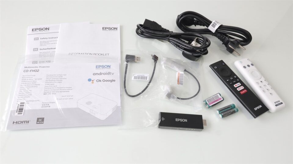 Videoproiector Epson CO-FH02 cu Android TV, 3000 lumeni