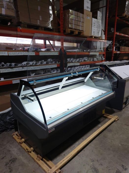 Vitrina orizontala NARO 130 cm / INOX / Ventilata