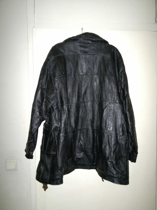 Мъжка шуба естествена кожа и вълнена подплата-80 lv