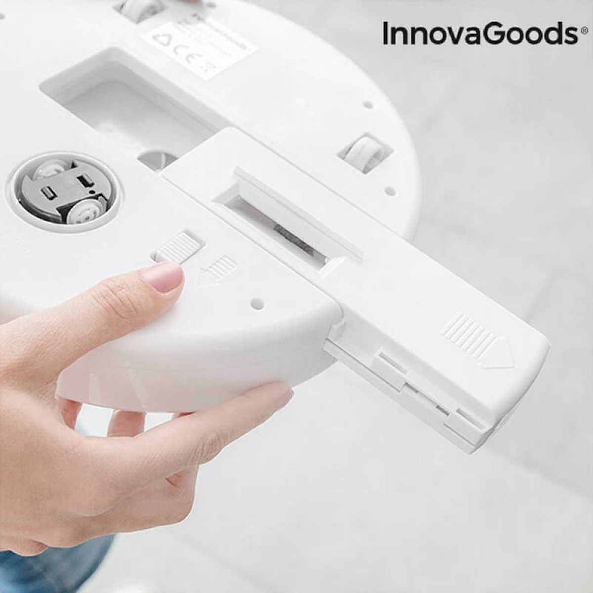 Прахосмукачка Робот InnovaGoods Rovac 1000, Бял