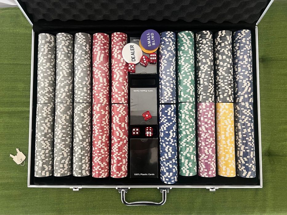 Trusa Poker profesionala 1000 jetoane