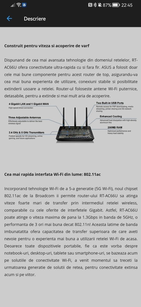 Router Asus RT AC66U