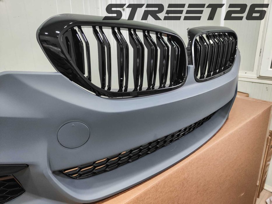 Bara Fata Pachet M BMW Seria 5 G30 G31 (2017-20) cu Grile Duble