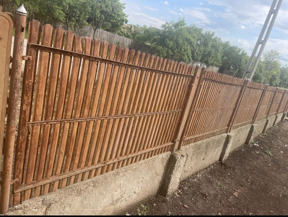 Gard metalic porti + laturi