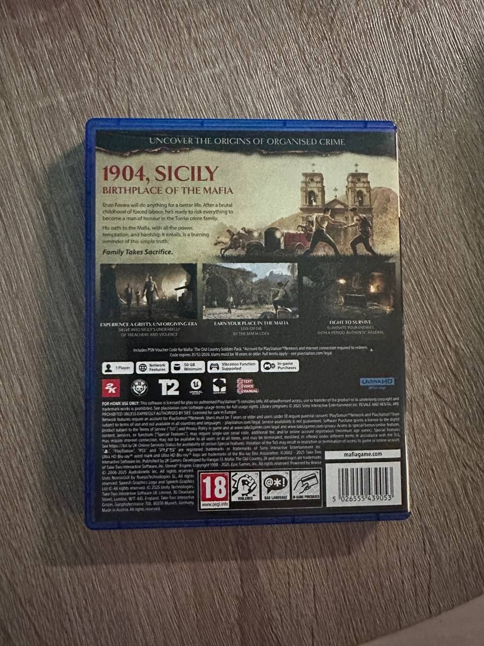PS5 Mafia Old Country