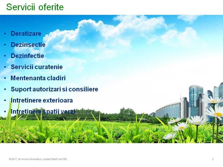 Dezinsectie Deratizare