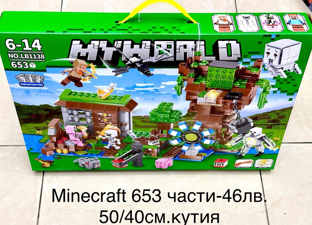 Minecraft конструктор 857части /Minecraft