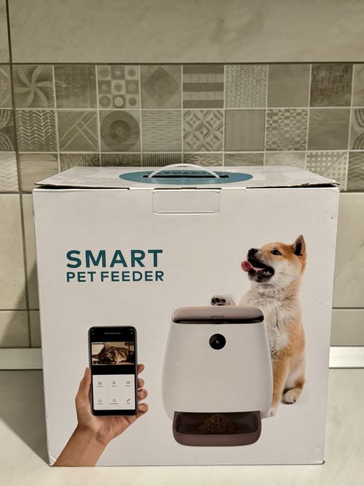 Hranitor automat SMART PET FEEDER cu cameră IR
