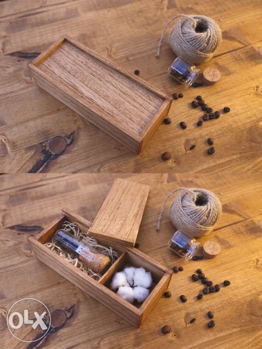 Cutie USB Stick lemn