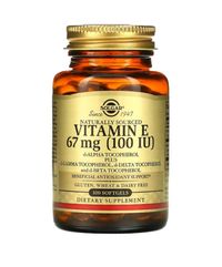 Solgar Vitamin E 67mg 100iu 100softgels / Солгар витамин Е 67мг 100МЕ