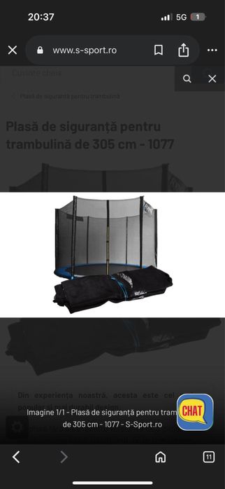 Plasa pentru trambulina
