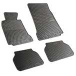 Set covorase auto din cauciuc Bmw Seria 5 E39 1995-2004, presuri BestAutoVest, negre, 4 buc.