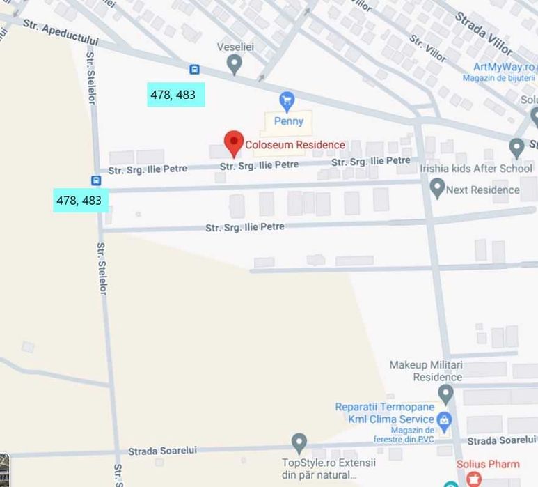 Închiriere garsonieră decomandată/ 31,50 mp/ demisol înalt