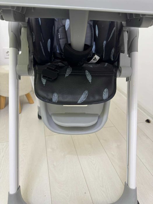 Scaun de masa Momi Copii Luxuria Piele Ecologica Black