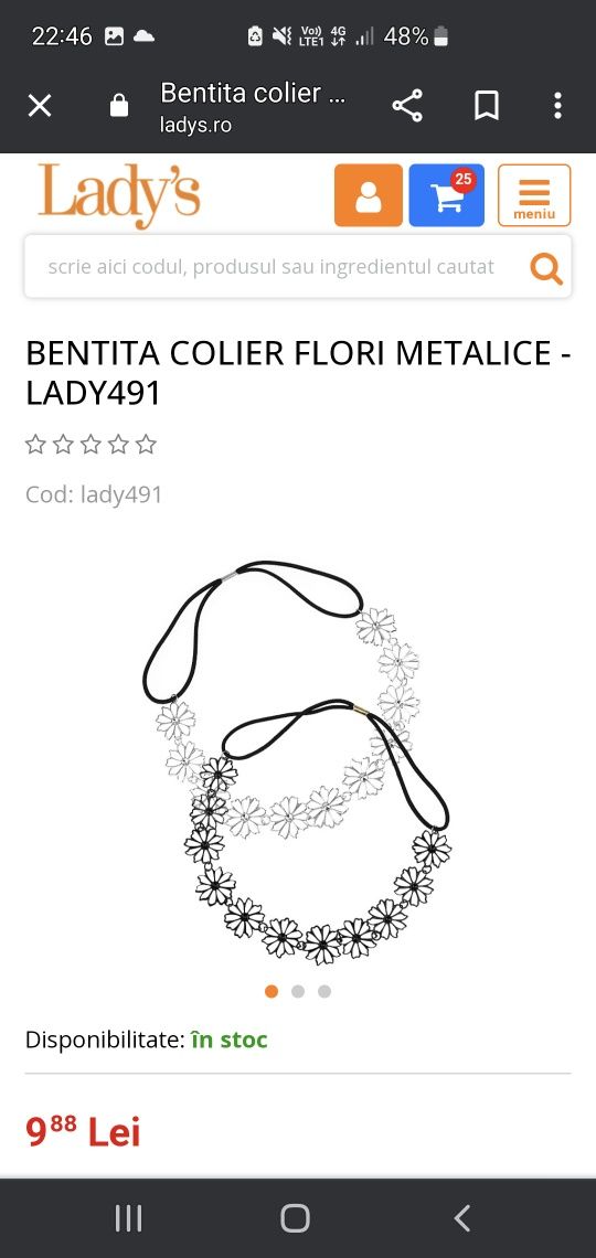 Bentita flori metalice