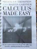 Книга на английском. Математика (Calculus made easy)