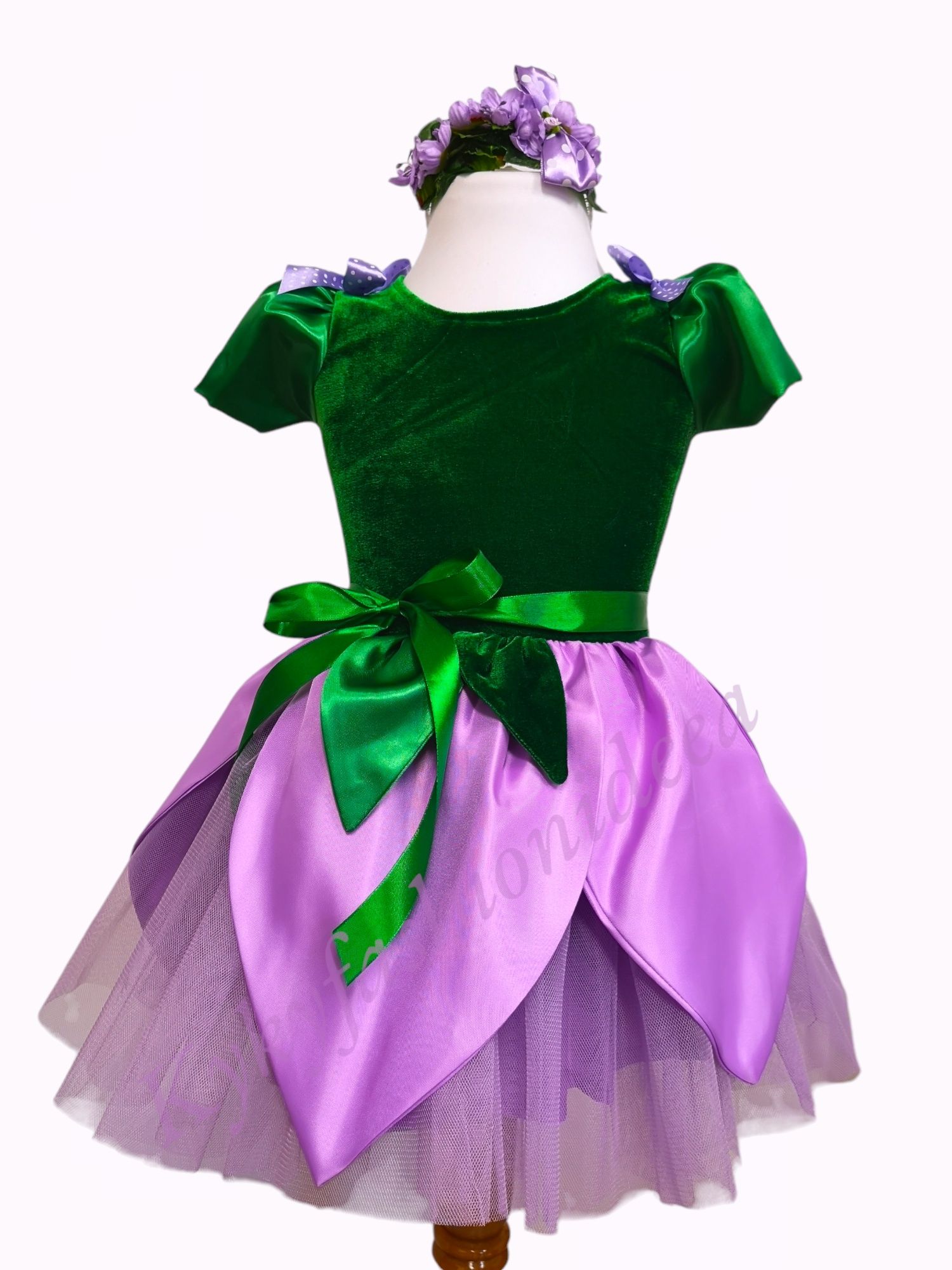 Violeta brandusa floare costum serbare fetite made în România
