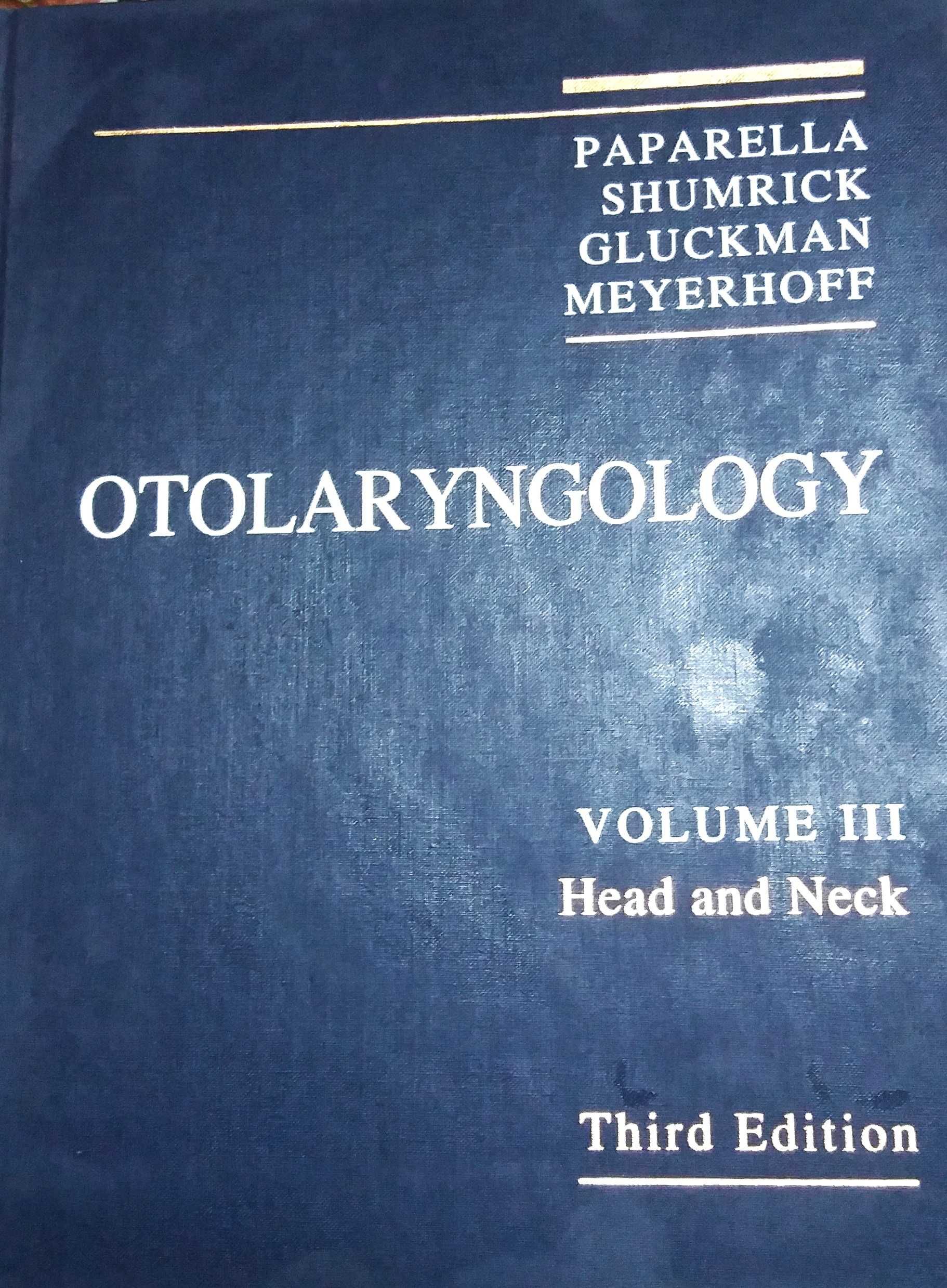 Otolaryngology ORL chirurgie 4 volume