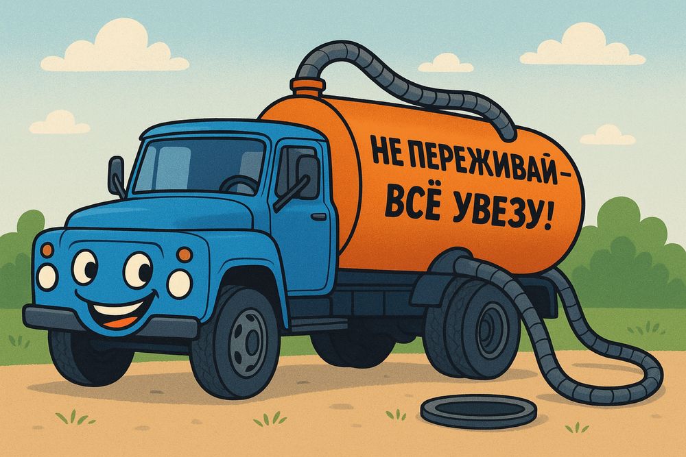 Ассенизатор Газ 53 — 4.2 куба | Услуги в Актобе и районе
